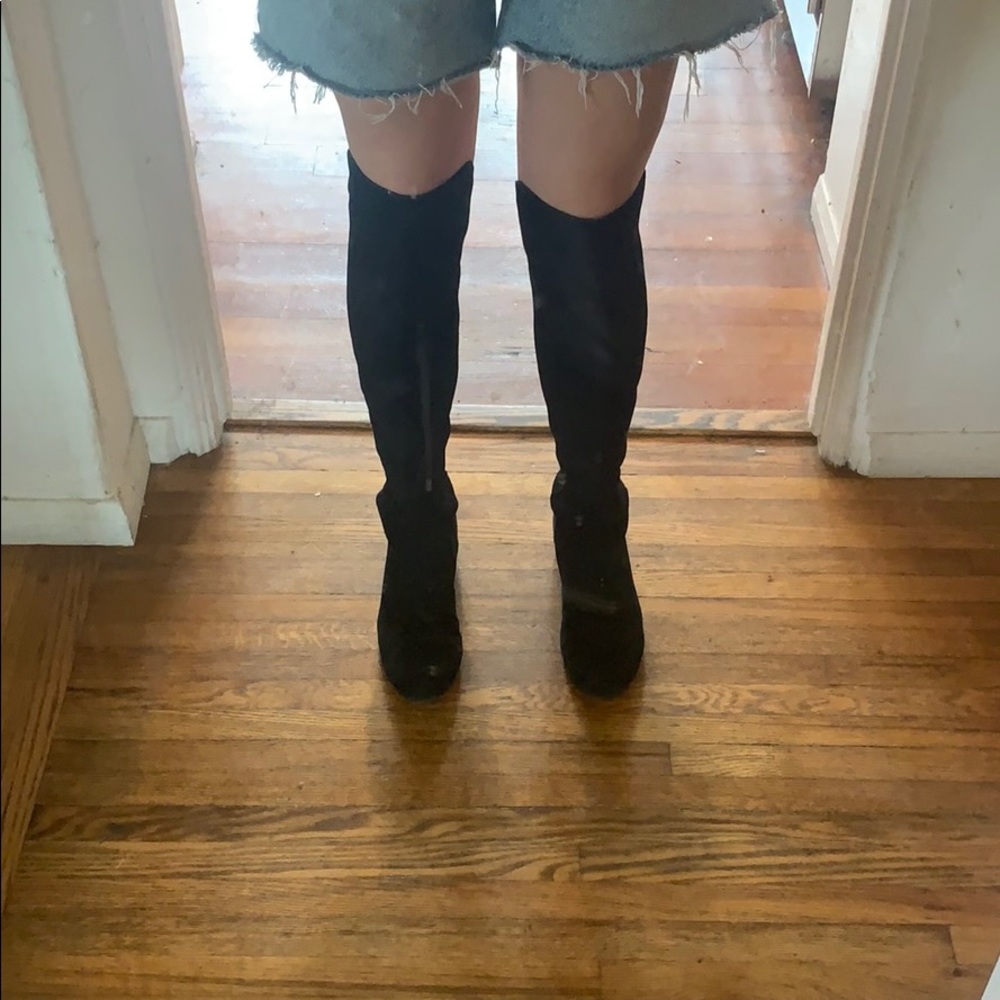Stuart Weitzman Lander 50/50 suede Boot